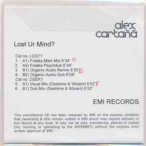 Alex Cartañá - Lost Ur Mind? download mp3 flac