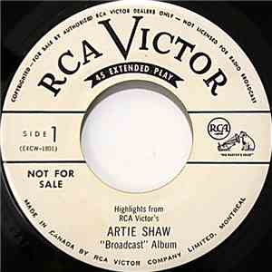 Artie Shaw - Highlights From RCA Victor's "Broadcast" Album download mp3 flac