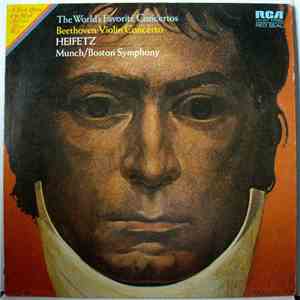Beethoven, Heifetz, Munch, Boston Symphony Orchestra - The World's Favorite Concertos (Violin Concerto) download mp3 flac