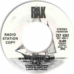 C.C.S. - Whole Lotta Love download mp3 flac