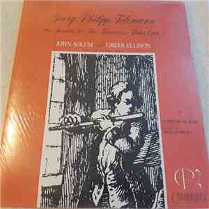 Georg Philipp Telemann, John Solum, Greer Ellison - Six Sonatas For Two Transverse Flutes, Opus 2 download mp3 flac