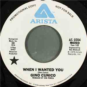 Gino Cunico - When I Wanted You download mp3 flac