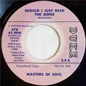 Masters Of Soul - Should I Just Read The Signs download free