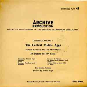 Pro Musica Antiqua - 10 Danses Du 13e Siecle download mp3 flac