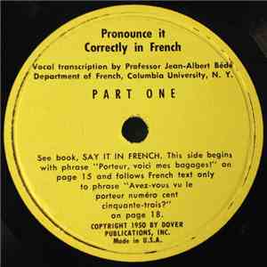 Professor Jean-Albert Bédé - Say It Correctly In French download free