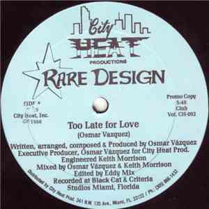 Rare Design - Too Late For Love download mp3 flac