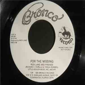 Rick Lane And Friends - For The Missing download mp3 flac
