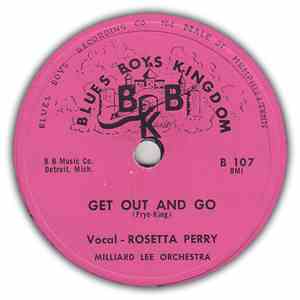 Rosetta Perry, Milliard Lee Orchestra - Get Out And Go / Farewell Blues download free