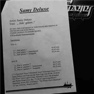 Samy Deluxe - ..Hab' Gehört.. download free