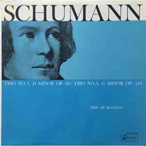 Schumann, Trio Di Bolzano - Trio No. 1, D Minor, Opus 63 / Trio No. 3, G Minor, Opus 110 download mp3 flac
