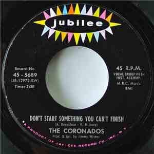 The Coronados - Don't Start Something You Can't Finish download mp3 flac