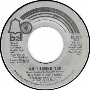 The Partridge Family Starring Shirley Jones  & Featuring David Cassidy - Am I Losing You download mp3 flac