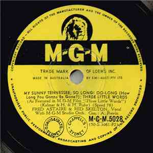 Various - My Sunny Tennessee; So Long! Oo-Long (How Long You Gonna Be Gone?); Three Little Words / I Wanna Be Loved By You download mp3 flac