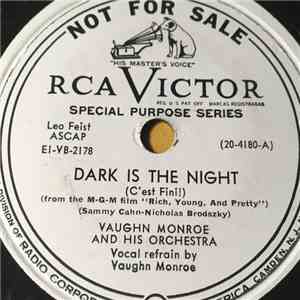Vaughn Monroe And His Orchestra - Dark Is The Night / Wonder Why download mp3 flac